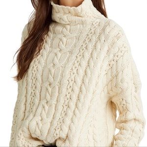 Ralph Lauren Cable Knit Turtleneck